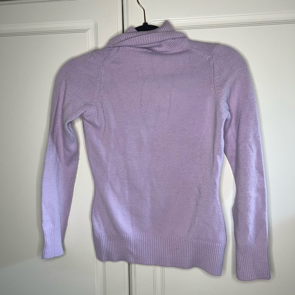 French Connection Lavender Turtleneck Sweater - Picture 8 of 9